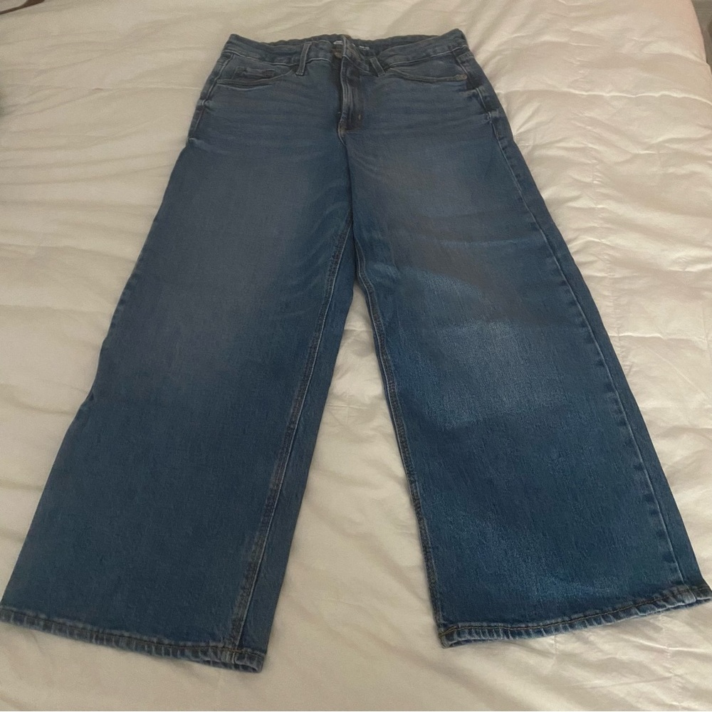 Wide leg jeans
